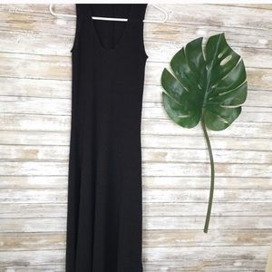 Oak & Fort maxi dress, black size XS